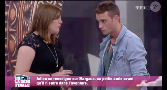 Julien et sa soeur Léa dans la quotidienne de Secret Story 6 le vendredi 31 août 2012 sur TF1