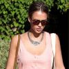 Jessica Alba retrouve sa couleur naturelle après un passage au salon de coiffure Andy LeCompte avec sa fille Honor. Los Angeles, le 31 août 2012.