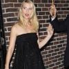 Claire Danes sort du Late Show with David Letterman, à New York le 4 septembre 2012