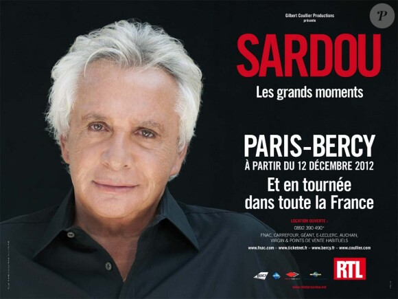Michel Sardou entamera une tournée dédiée à ses plus grands moments le 30 novembe 2012.
