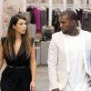 Kim Kardashian et son chéri Kanye West, à New York le 2 septembre 2012