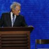 Clint Eastwood à Tampa le 30 août 2012 lors de son discours à la convention républicaine
