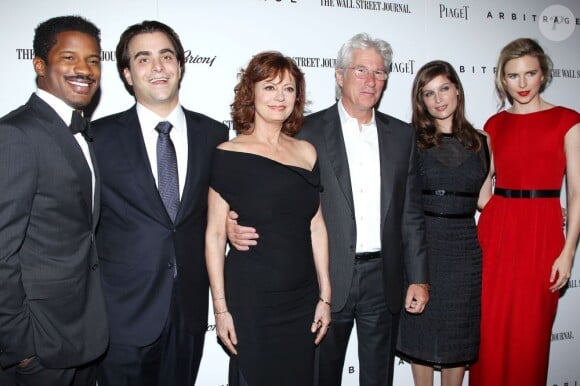 Le casting d'Arbitrage lors de la présentation du film le 12 septembre 2012 à New York