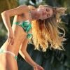 Doutzen Kroes à Miami prend la pose pour Victoria's Secret le 14 septembre 2012