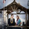 Le prince William et son épouse Kate sont arrivés le dimanche 16 septembre 2012 à l'aéroport Henderson à Honiara aux Iles Salomon, troisième étape de leur voyage en Asie du sud-est dans la cadre du Jubilé de diamant de la reine Elizabeth II