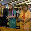 Le prince William et son épouse Kate ont assisté à un office religieux le dimanche 16 septembre 2012 à Honiara aux Iles Salomon, troisième étape de leur voyage en Asie du sud-est dans la cadre du Jubilé de diamant de la reine Elizabeth II