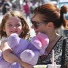 Alyson Hannigan et sa fille dans les rues de Santa Monica, le 16 septembre 2012