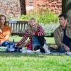 Aaron Paul, Toni Collette, Imogen Poots et Pierce Brosnan dans Long Way Down de Pascal Chaumeil.