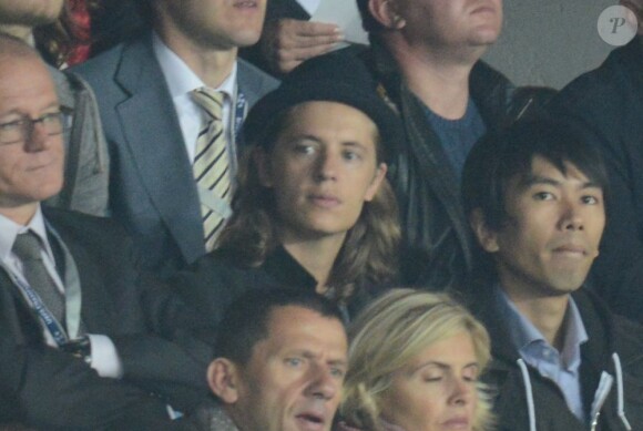 Pierre Sarkozy lors du match de Ligue des champions entre le PSG et le Dynamo Kiev (4-1) le 18 septembre 2012 au Parc des Princes à Paris