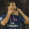 Zlatan Ibrahimovic lors de la victoire du PSG face au Dynamo Kiev (4-1) le 18 septembre 2012 au Parc des Princes à Paris en Ligue des Champions