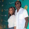 Chad Johnson et Evelyn Lozada en 2009 en 2009 à Miami. Evelyn Lozada (Basketball Wives) a demandé le divorce d'avec Chad Johnson (star de la NFL) le 14 août 2012 après 41 jours de mariage. Et un coup de boule.