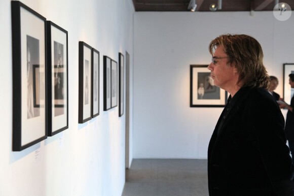 Jean-Michel Jarre pour le vernissage de l'exposition Charlotte Rampling, albums secrets à la Maison de la photographie de Lille, le 20 septembre 2012.