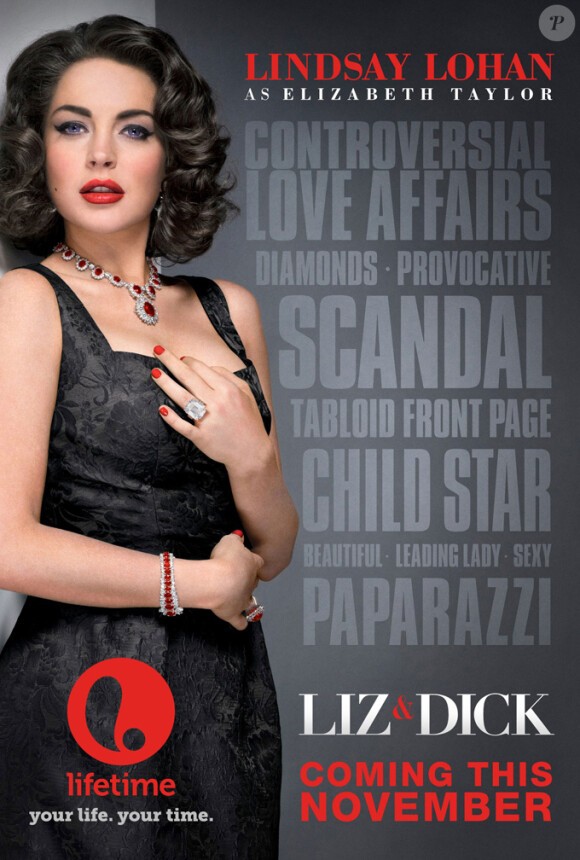 Liz & Dick avec Lindsay Lohan en Elizabeth Taylor, 2012.