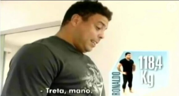 Ronaldo va tenter de perdre ses kilos en trop dans une émission de télé-réalité diffusée au Brésil, Medida certa.