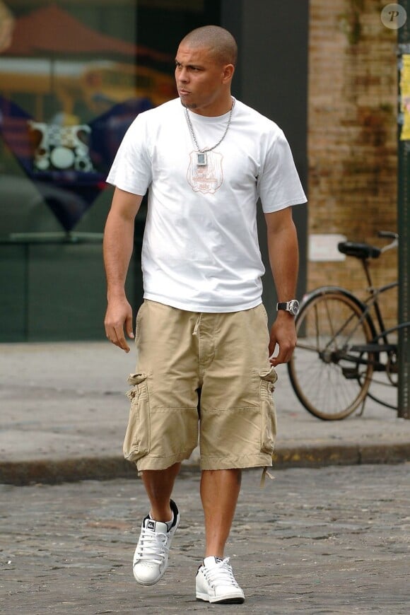 Ronaldo, du temps de sa splendeur dans les rues de New york le 5 juillet 2006