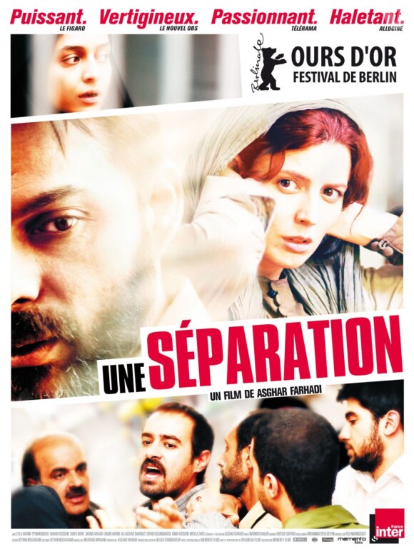 Une séparation d'Asghar Farhadi, premier film iranien oscarisé.
