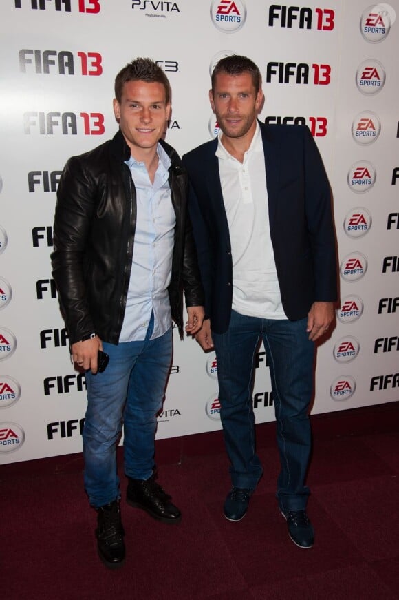Kevin Gameiro et Sylvain Armand étaient titulaires lors de la soirée de lancement FIFA 13, le 25 septembre 2012 à l'Olympia de Paris.
