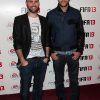 Tarek Boudali et Julien Arruti de La Bande à Fifi lors de la soirée de lancement FIFA 13, le 25 septembre 2012 à l'Olympia de Paris.