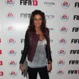 Malika Ménard lors de la soirée de lancement FIFA 13, le 25 septembre 2012 à l'Olympia de Paris.