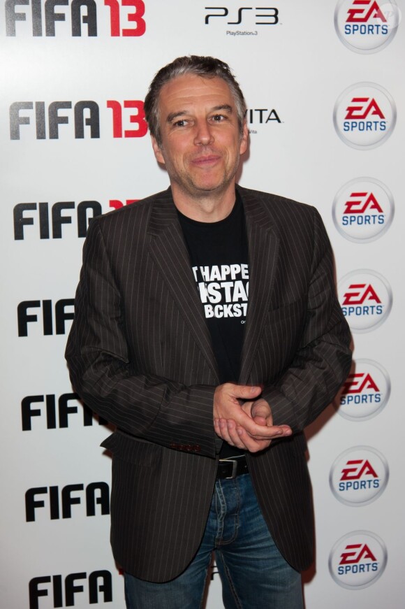 Philippe Vandel lors de la soirée de lancement FIFA 13, le 25 septembre 2012 à l'Olympia de Paris.