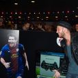 M. Pokora a croisé Samy Seghir lors de la soirée de lancement FIFA 13, le 25 septembre 2012 à l'Olympia de Paris.