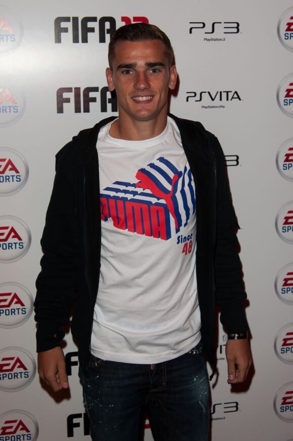 Antoine Griezmann était titulaire lors de la soirée de lancement FIFA 13, le 25 septembre 2012 à l'Olympia de Paris.