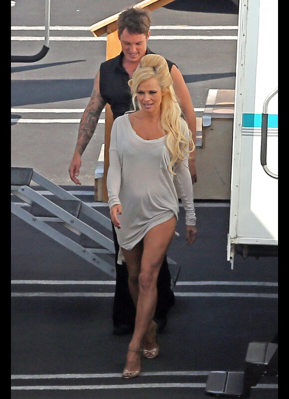 Pamela Anderson se rend aux répétitions de Dancing with the stars, le mardi 25 septembre 2012.