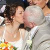 Thierry Olive et Annie lors de leur mariage à Gavray, le 15 septembre 2012