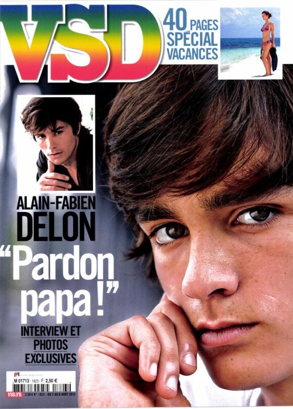 Alain-Fabien Delon en couverture de VSD, 2 août 2012.