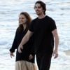 Natalie Portman et Christian Bale tournent le nouveau film mystérieux de Terrence Malick, à Los Angeles en mai 2012.