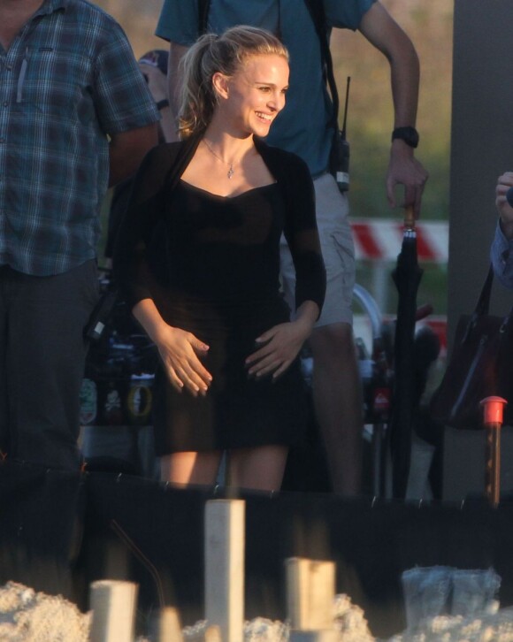 Natalie Portman tourne le nouveau film de Terrence Malick à Austin, Texas, le 3 octobre 2012. Il semble que ce soit le même projet que celui avec Rooney Mara et Ryan Gosling.