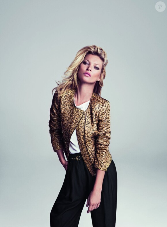 Kate Moss photographiée par Inez Van Lamsweerde et Vinoodh Matadin pour Mango automne-hiver 2012-2013.