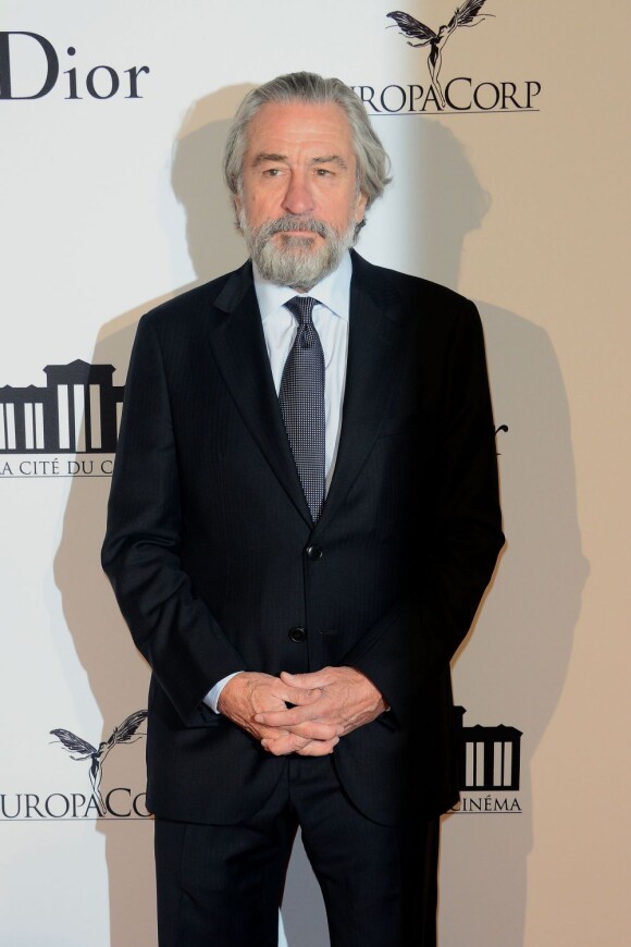 Robert De Niro au lancement de la Cité du cinéma de Luc Besson, le 21 septembre 2012.