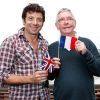 Patrick Bruel et Sir Tom Courtenay au Festival du Film Britannique de Dinard, le 6 octobre 2012.