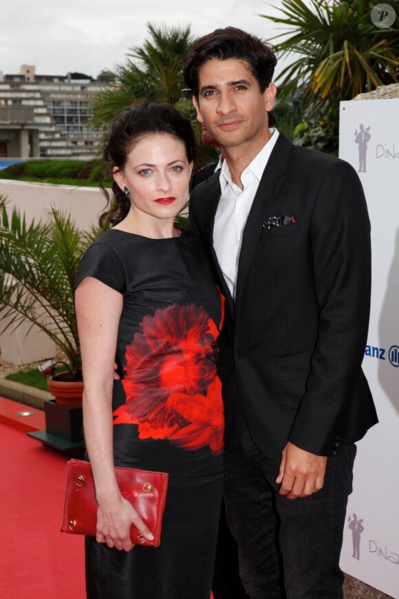 Lara Pulver et Raza Jaffrey au Festival du Film Britannique de Dinard, le 6 octobre 2012.