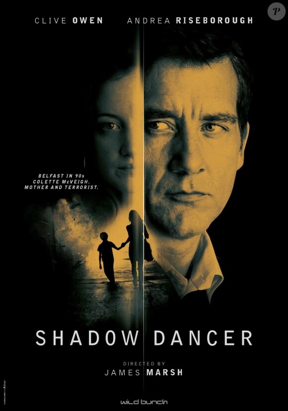 L'affiche de Shadow Dancer, "Hitchcock d'or" au festival du Film Britannique de Dinard.