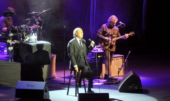 Julio Iglesias en concert à Marbella, le 12 août 2012.
