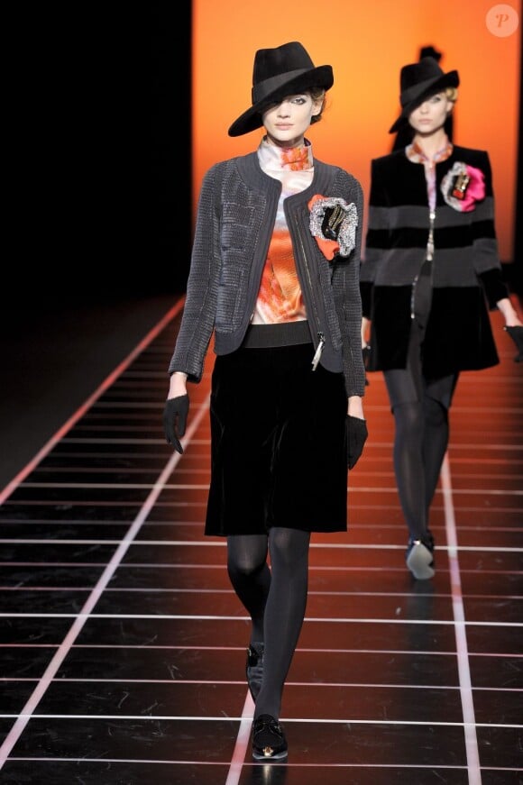 Défilé Automne-Hiver 2012/2013 Gorgio Armani.