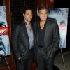 Les producteurs Grant Heslov et George Clooney lors de l'avant-première à New York du film Argo le 9 octobre 2012