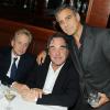 Michael Douglas, Oliver Stone et George Clooney lors de l'avant-première à New York du film Argo le 9 octobre 2012