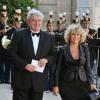 Eric Raoult et sa femme à L'Elysée, le 22 juin 2009.