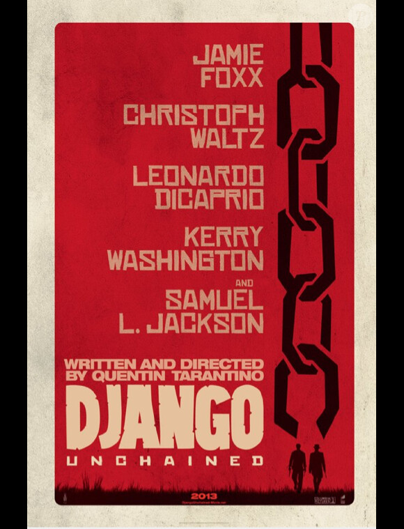 Affiche du film Django Unchained de Quentin Tarantino