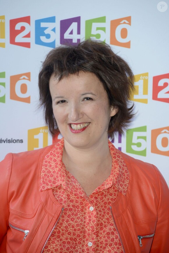 L'humoriste Anne Roumanoff à Paris, le 28 août 2012.