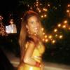 Afida Turner dans une superbe robe Hervé Léger