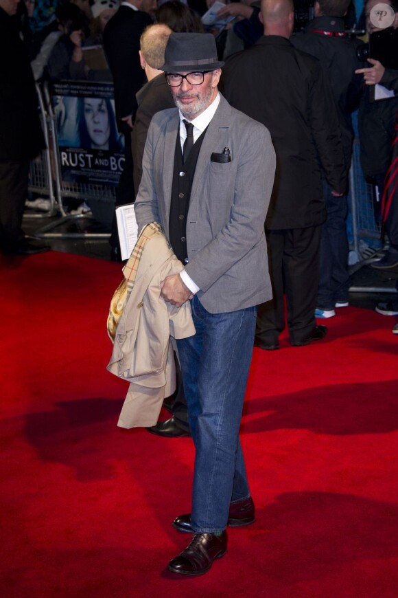 Jacques Audiard lors de la présentation du film De rouille et d'os pour le BFI London Film Festival le 13 octobre 2012
