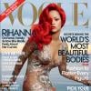 Rihanna, photographiée par Annie Leibovitz pour le numéro d'avril 2011 du Vogue.
