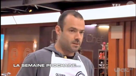 Olivier dans la bande-annonce de Masterchef 2012 sur TF1 le jeudi 18 octobre 2012