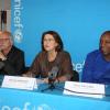Le rappeur Oxmo Puccino nommé Ambassadeur de l'UNICEF France lors d'une conférence de presse à Paris, le 18 octobre 2012.