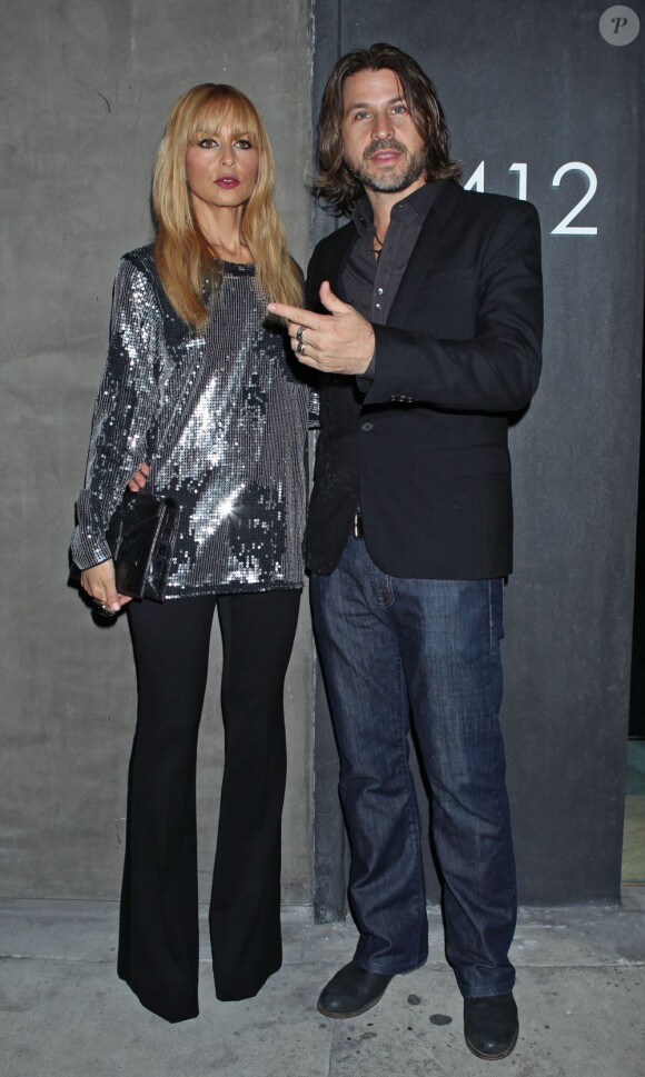 Rachel Zoe et Rodger Berman assistent à l'inauguration de la boutique NARS sur Melrose Avenue à Los Angeles. Le 20 octobre 2012.