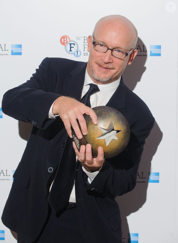 Alex Gibney, prix du meilleur documentaire lors du 56e BFI London Film Festival, le 20 octobre 2012.